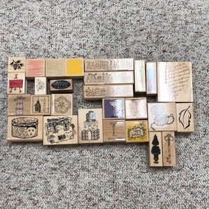 Lot of rubber stamps